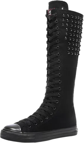 ANUFER 3.7M Long Colorful Shoelaces for Canvas Knee Boots