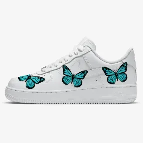 Aqua Glitter Butterfly AF1
