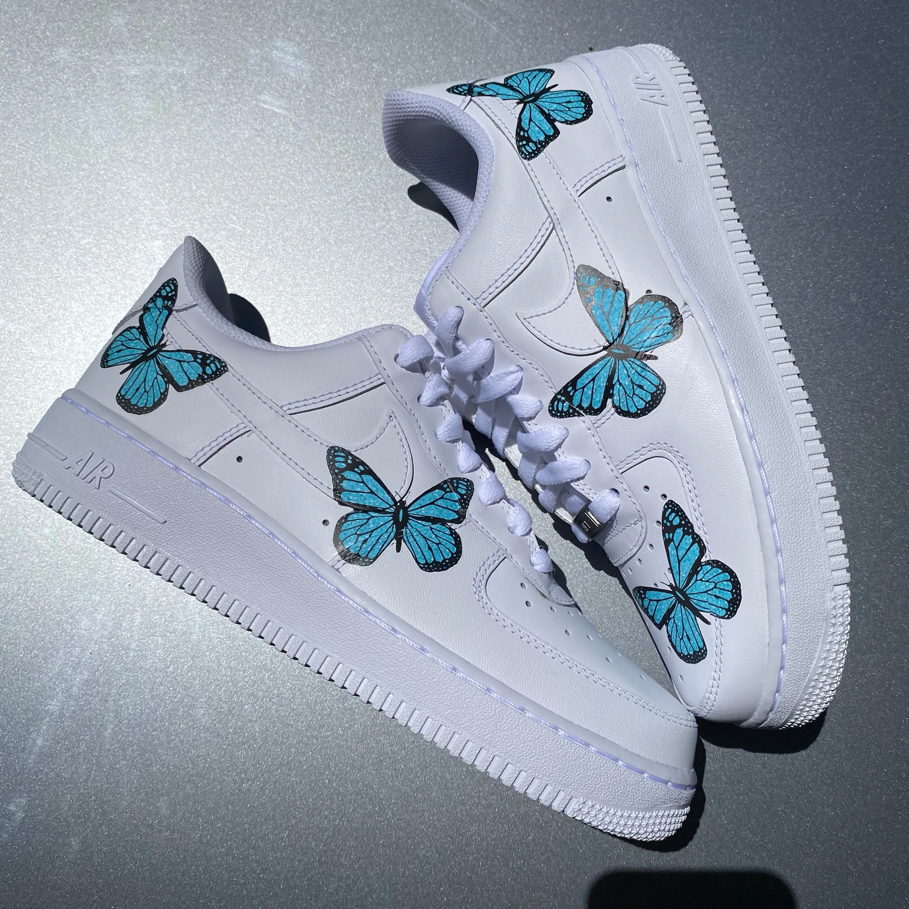 Aqua Glitter Butterfly AF1