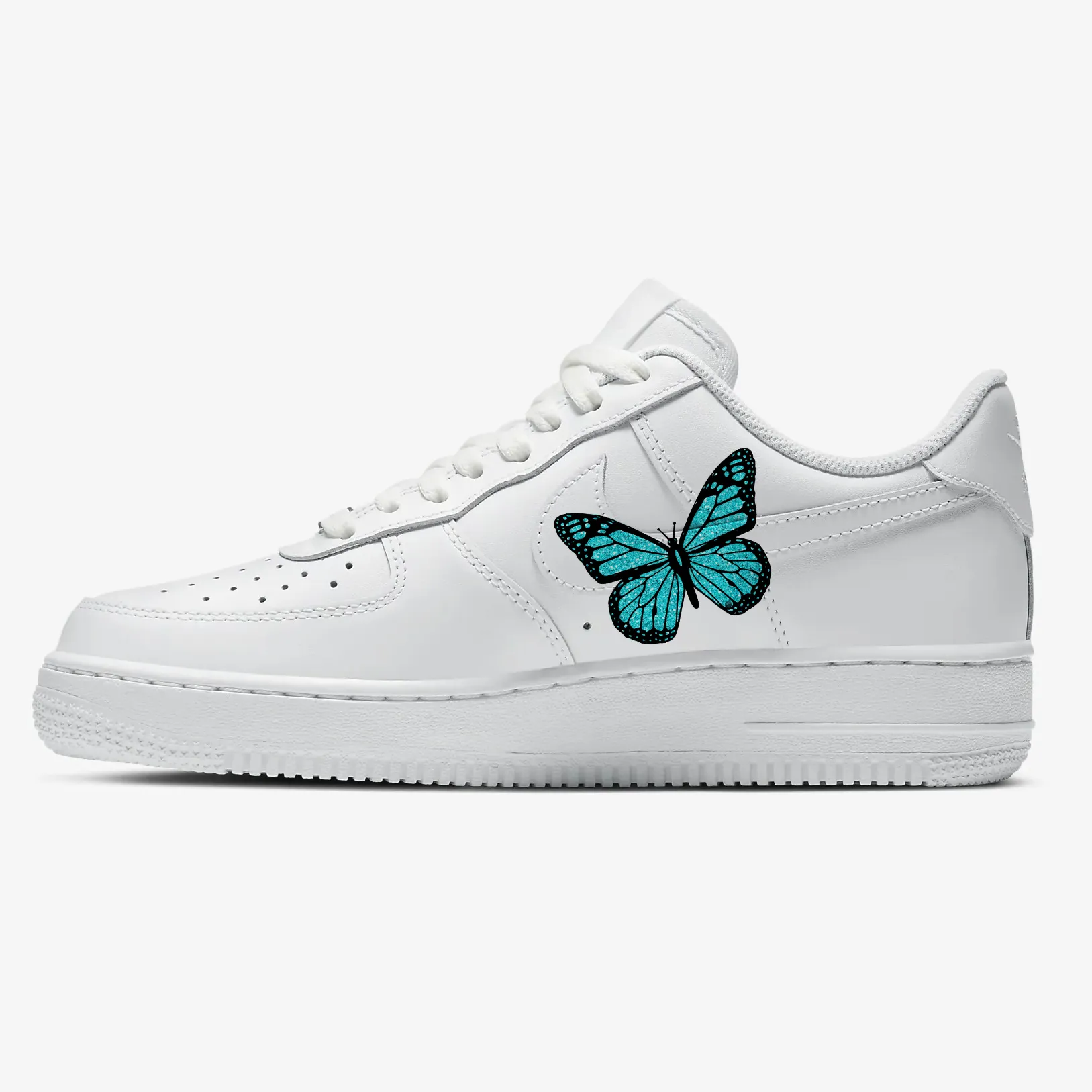 Aqua Glitter Butterfly AF1