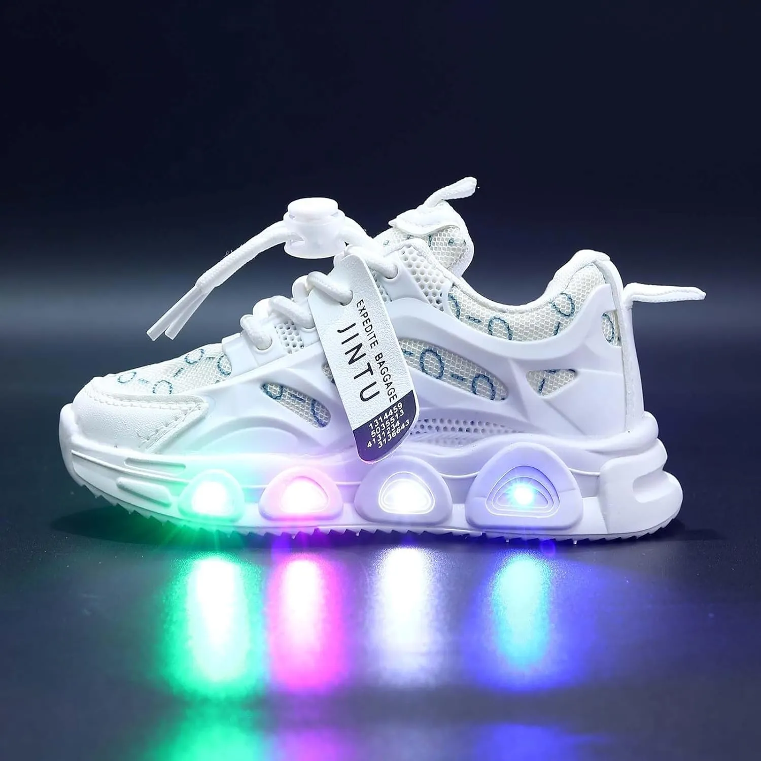 Cathalem Sneakers for Girls Boys, Kids Baby Shoes Sneakers LED Light Up Luminous Bowknot Sneakers Winter Warm Sneakers