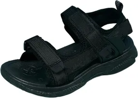 Children's Boys Summer Sports Sandals Hiking Beach Outdoor Open Toe Sports Sandals Boy Sandals (Black #1, 1.5 Big Kids)