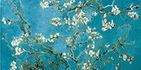 Famous Artists Wall Art Vincent Van Gogh Almond Blossoms Painting Fine Art Canvas Giclee Print Classic Impressionist Floral Wall Art Decor