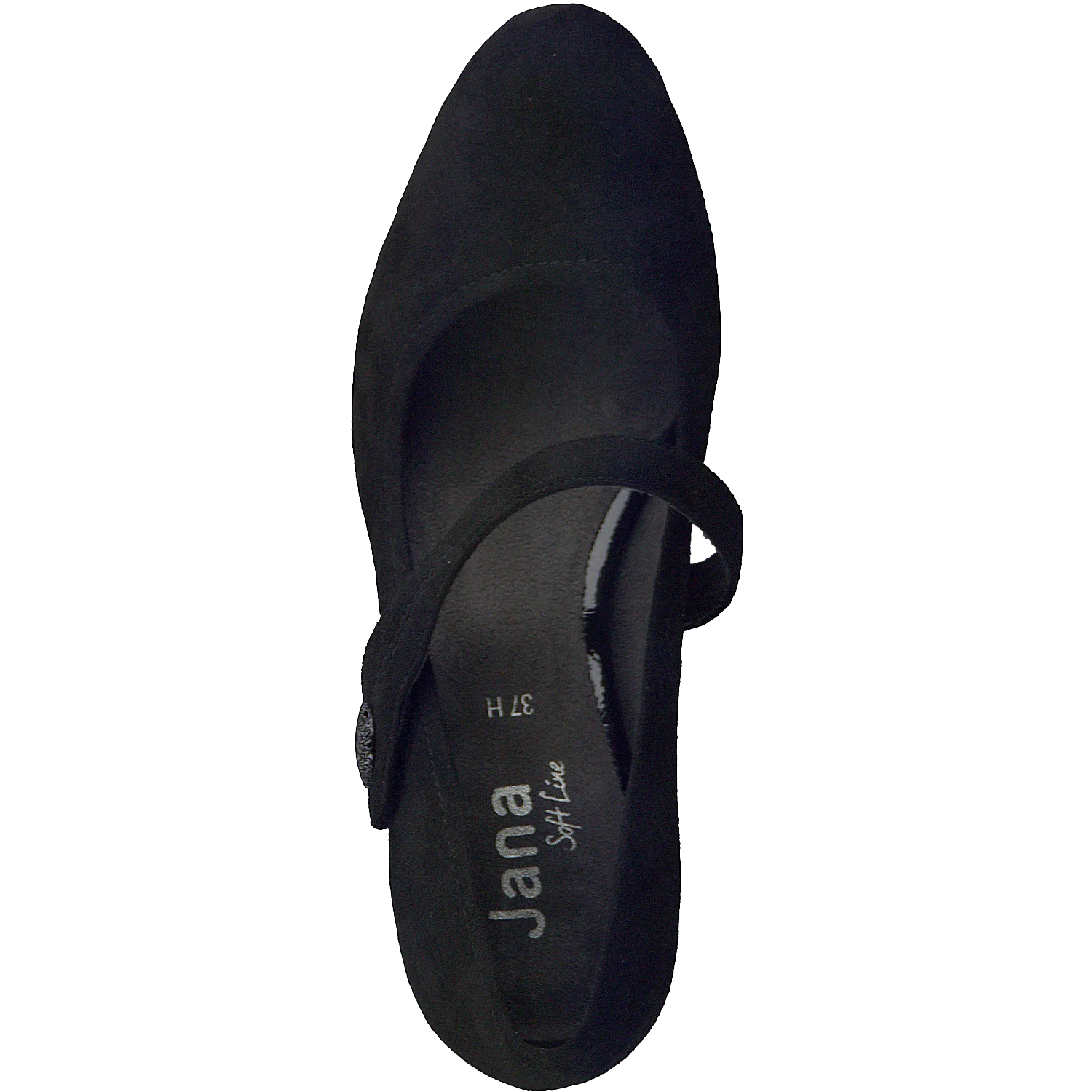 Jana Ladies Strap Heel Court Shoe 22473-41 001