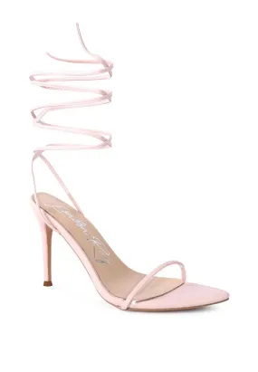 Lace-Up Elegance High-Heel Sandals