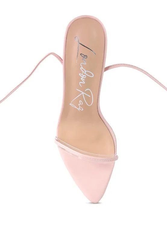 Lace-Up Elegance High-Heel Sandals