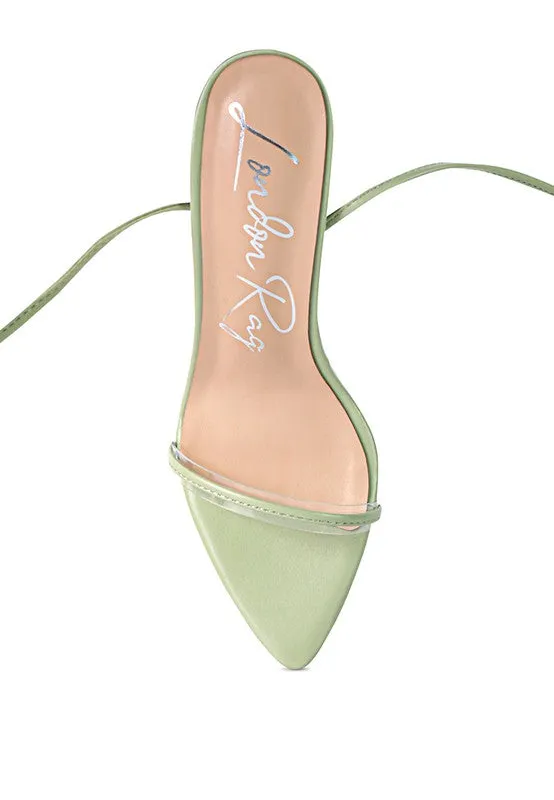 Lace-Up Elegance High-Heel Sandals