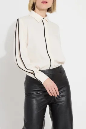 Luna Blouse with Pleated Sleeves