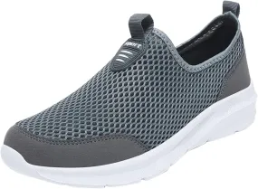 Men's Running Shoes Casual Slip on Walking Tennis Gym Sneakers Lightweight Breathable Mesh Workout Sports Sneakers