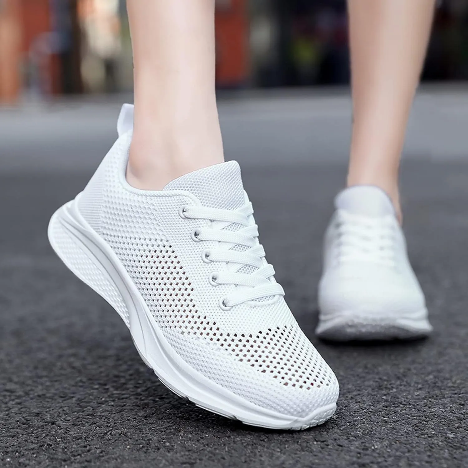 Running Shoes Womens Lightweight Mens Sneakers Nurse Shoes for Women Wide Toe Box Trendy Casual Women Loafers Comfortable Womens Walking Sneakers Wide Width