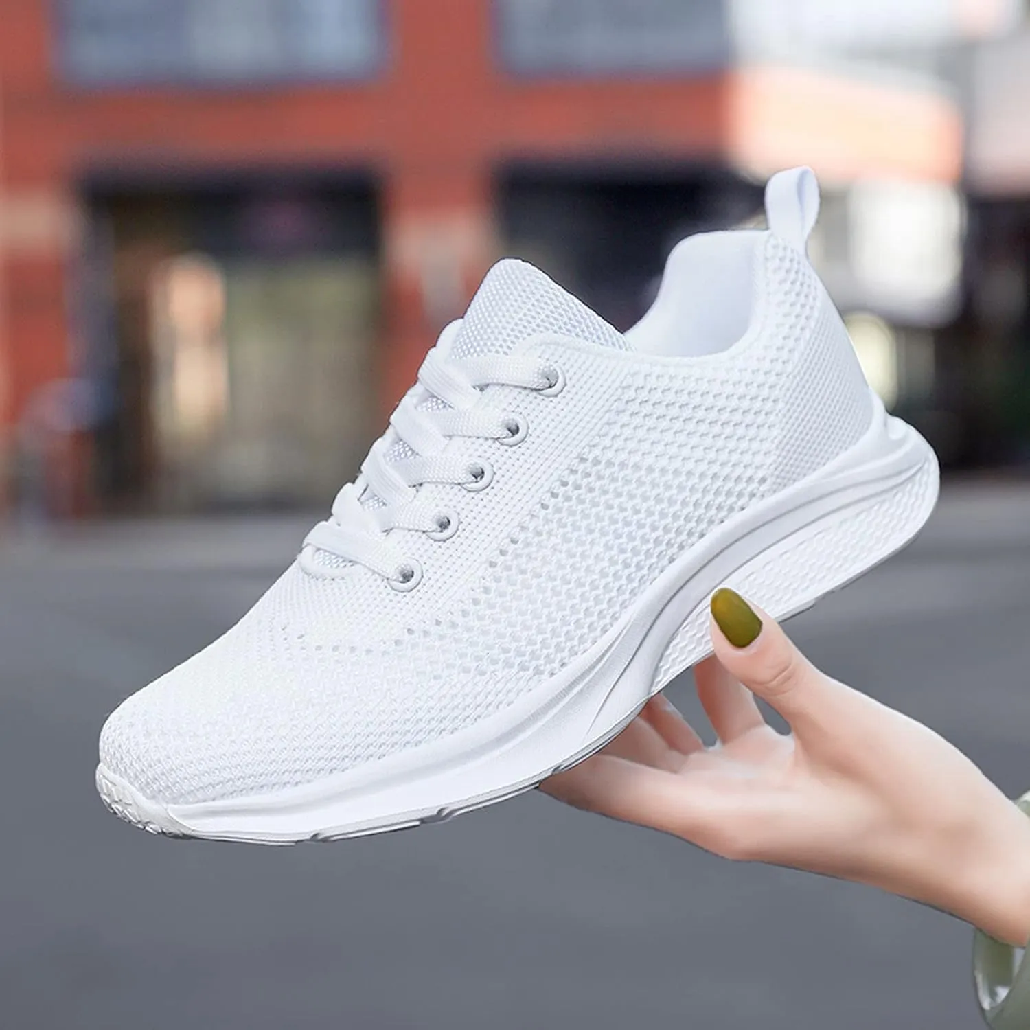 Running Shoes Womens Lightweight Mens Sneakers Nurse Shoes for Women Wide Toe Box Trendy Casual Women Loafers Comfortable Womens Walking Sneakers Wide Width