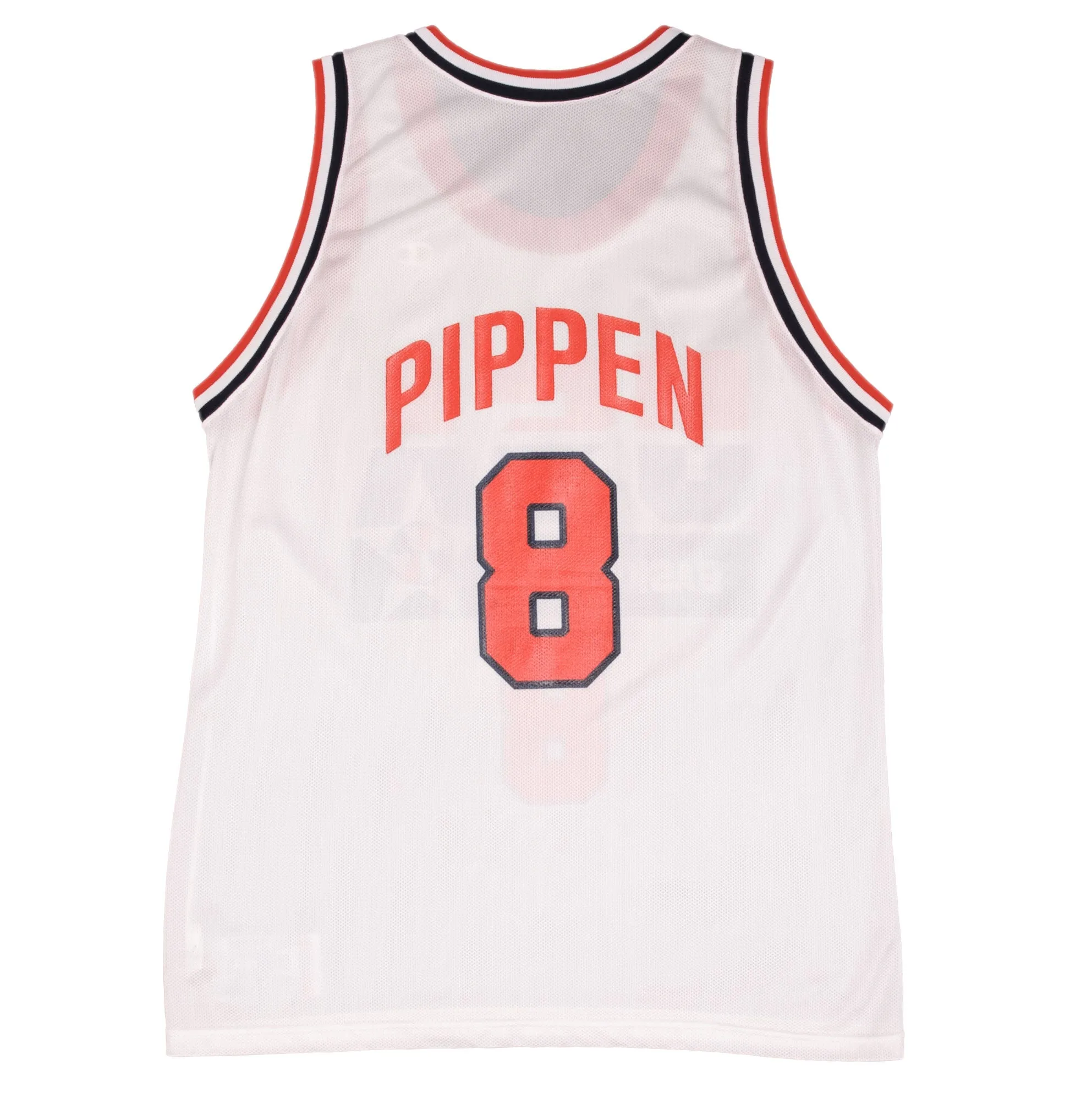 VINTAGE CHAMPION USA BASKETBALL SCOTTIE PIPPEN OLYMPICS 1990S JERSEY SIZE 44 MADE USA