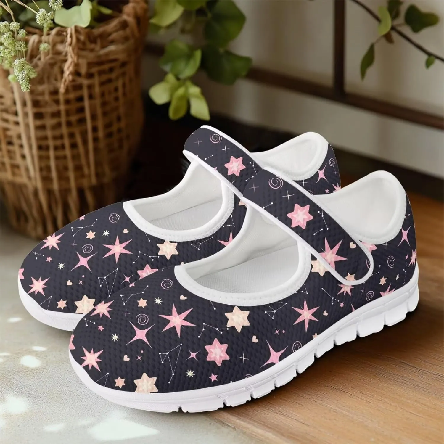 Women's Single Buckle Shoes Casual Loafers Slip-On Flat Comfortable Walking Shoes for Travel and Outdoor US Size 5.5-10