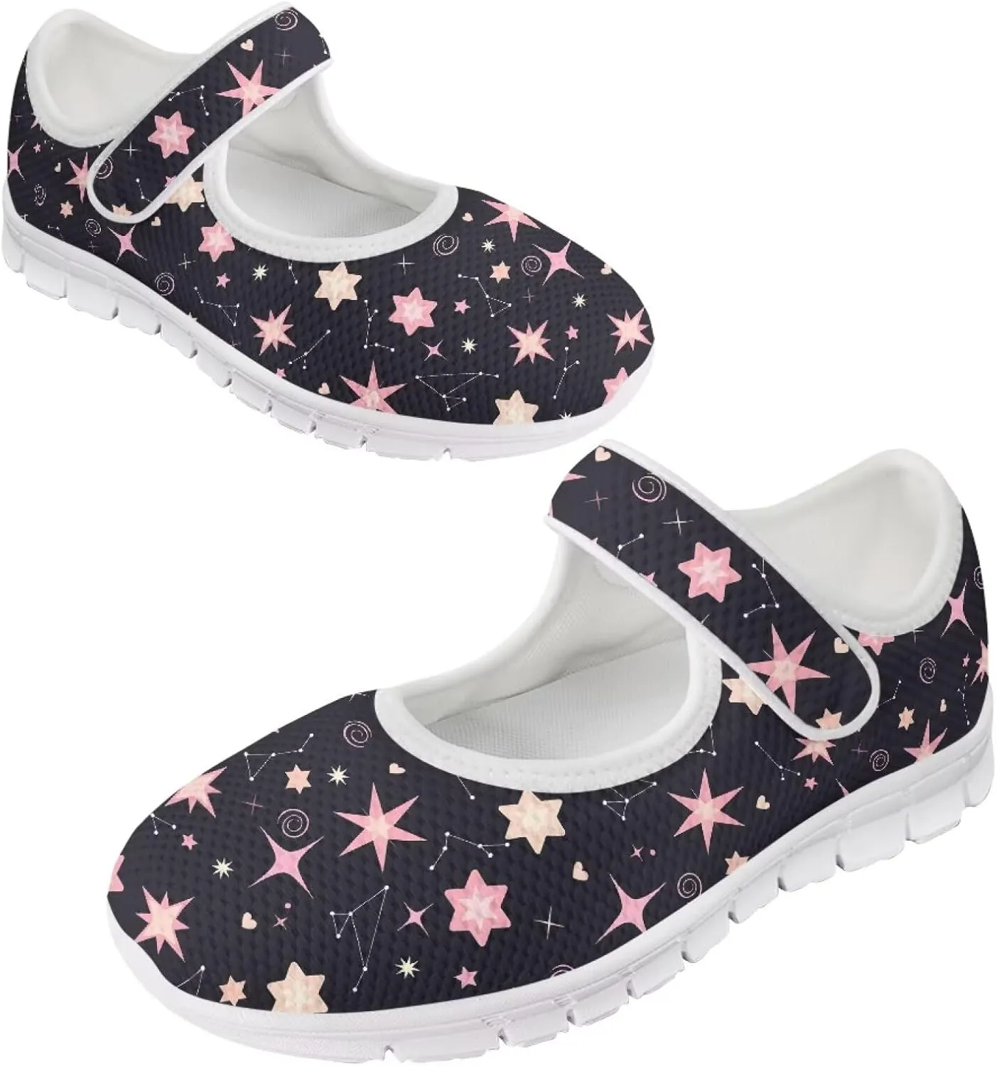 Women's Single Buckle Shoes Casual Loafers Slip-On Flat Comfortable Walking Shoes for Travel and Outdoor US Size 5.5-10