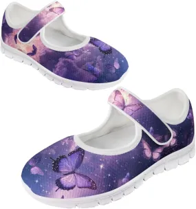 Women's Single Buckle Shoes Casual Loafers Slip-On Flat Comfortable Walking Shoes for Travel and Outdoor US Size 5.5-10