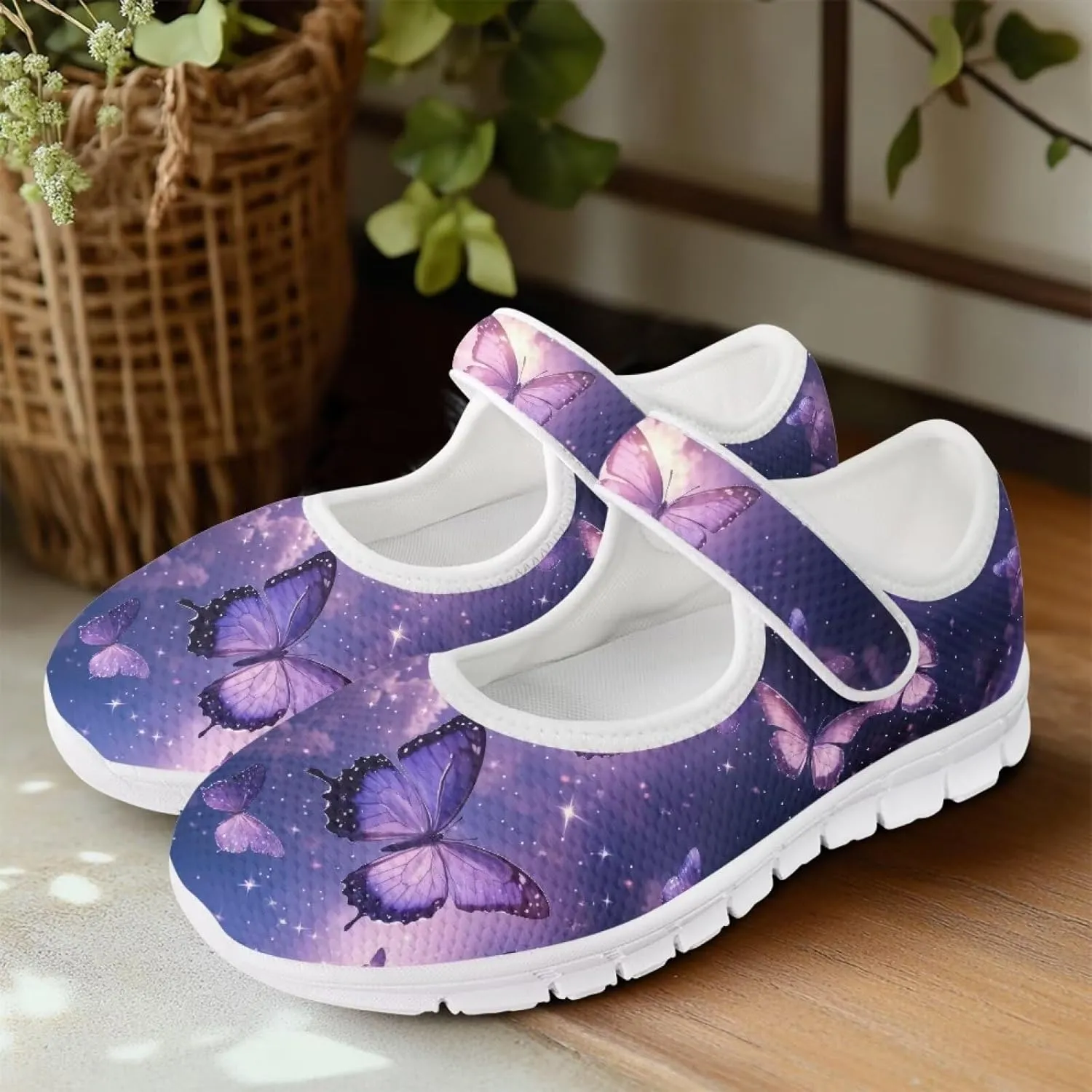 Women's Single Buckle Shoes Casual Loafers Slip-On Flat Comfortable Walking Shoes for Travel and Outdoor US Size 5.5-10