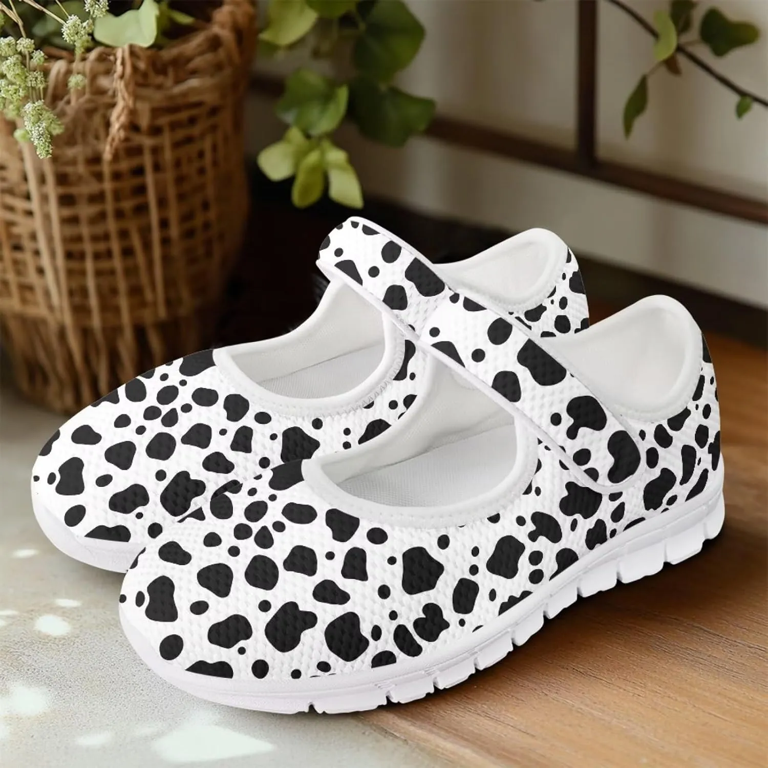Women's Single Buckle Shoes Casual Loafers Slip-On Flat Comfortable Walking Shoes for Travel and Outdoor US Size 5.5-10