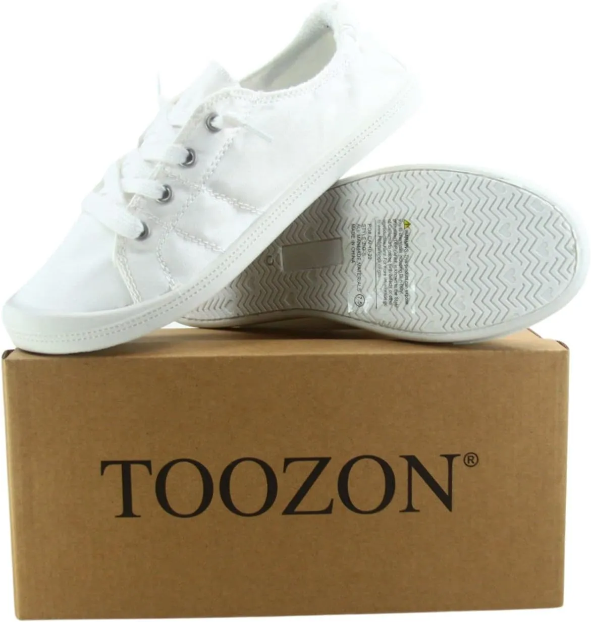 Womens Slip-On Low Top Casual Flat Heel Comfort Classic Walking Sneaker Shoes