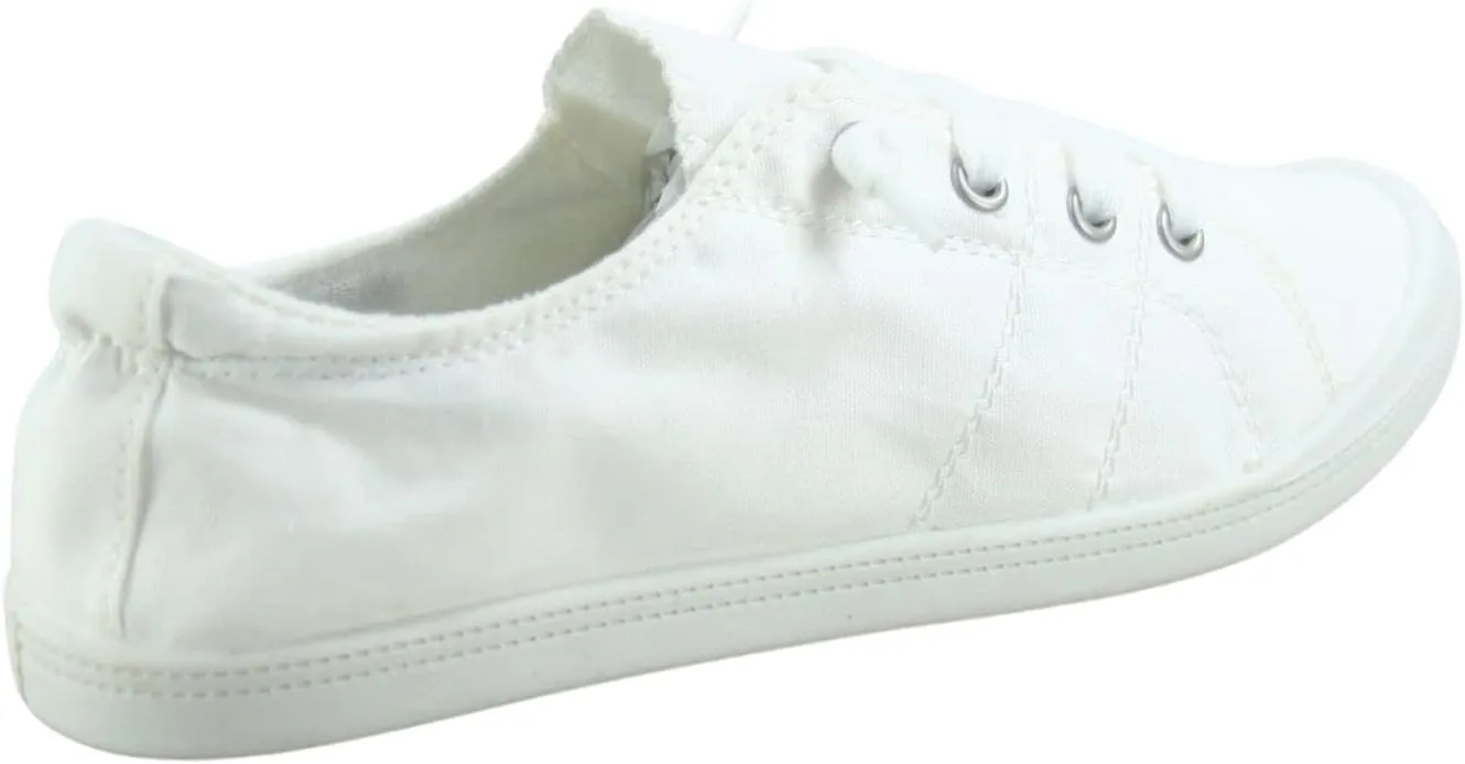 Womens Slip-On Low Top Casual Flat Heel Comfort Classic Walking Sneaker Shoes